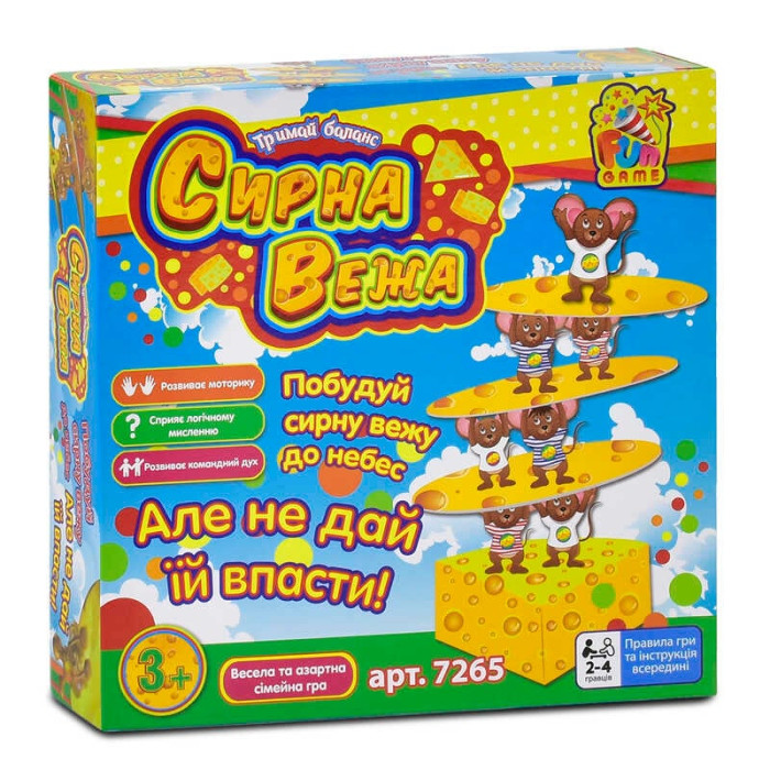 Настільна гра Сирна вежа 7265 4FUN Game Club 4FUN Game Club