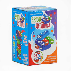Настольная игра Веселі Цеглинки UKB-B 0040 4FUN Game Club 24 детали на украинском языке 4FUN Game Club