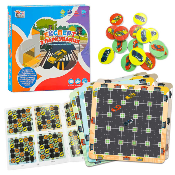 Настольная игра Екcперт з паркування UKB-B 0033 4FUN Game Club на украинском языке 4FUN Game Club