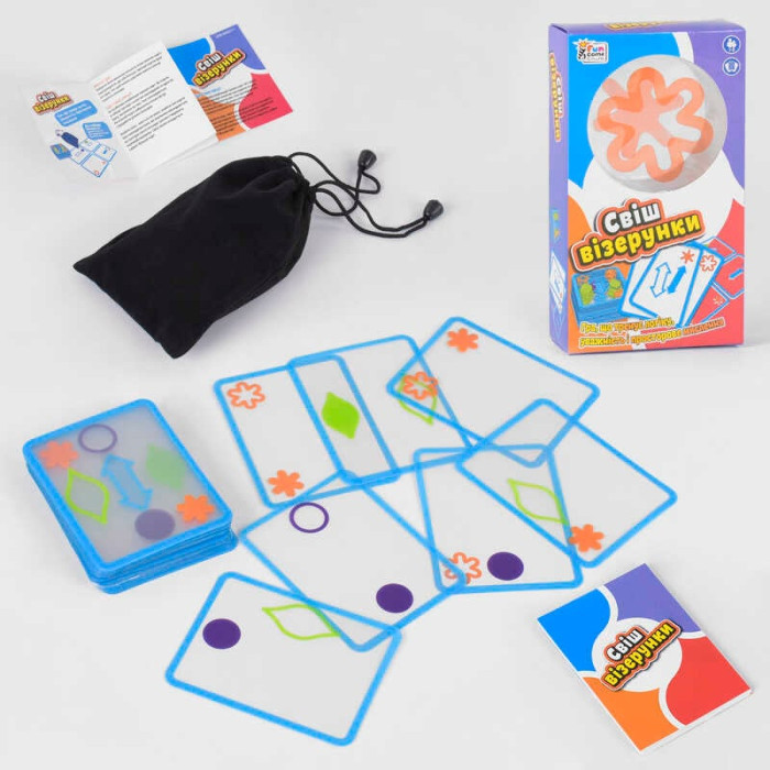 Настольная игра Свіш візерунки UKB-B 0037-2 4FUN Game Club 42 карты на украинском языке