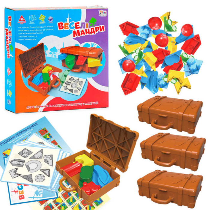 Развивающая игра UKВ-В 0044 Веселые путешествия 4FUN Game Club 4FUN Game Club
