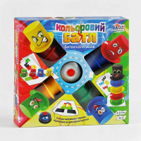 Настільна гра “Кольоровий батл” 39402 4FUN Game Club 24 картки 15 капелюхів дзвінок 4FUN Game Club