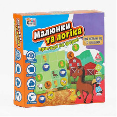 Настольная игра Малюнки та логіка - Пригоди на фермі UKB-B 0031 4FUN Game Club на украинском языке 4FUN Game Club