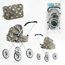 Візок для ляльок ТК 54-366 TK Group складна конструкція пупс до 45 см сумочка в пакеті TK Group