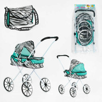 Коляска для кукол ТК 70-145 TK Group складная конструкция пупс до 45 см сумочка в пакете TK Group