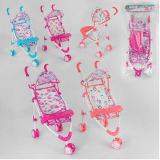 Візочок для ляльок ТК - 2025 TK Group 4 види у пакеті TK Group