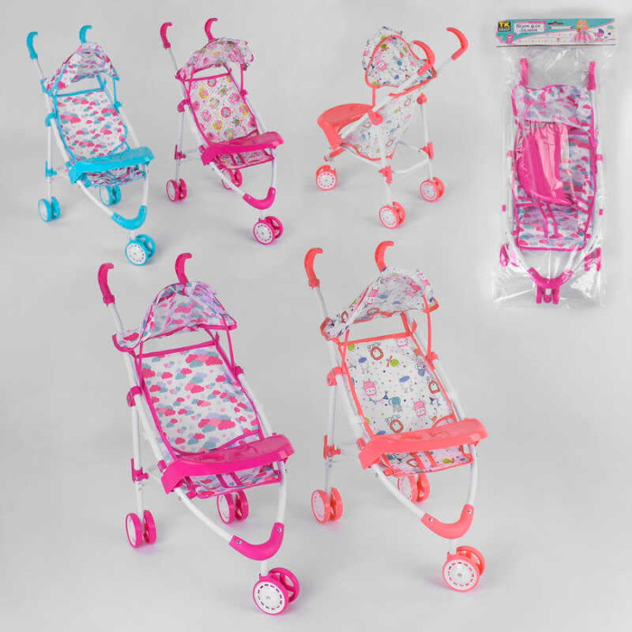 Візочок для ляльок ТК - 2025 TK Group 4 види у пакеті TK Group