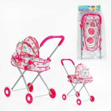Візок для ляльок ТК 13-203 TK Group складна конструкція пупс до 35 см в пакеті TK Group