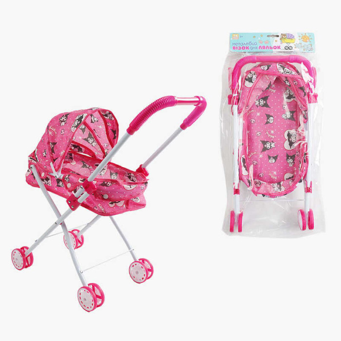 Візок для ляльок ТК 62-032 TK Group складна конструкція пупс до 35 см металевий каркас в пакеті TK Group