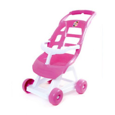 Коляска для ляльки (рожева)