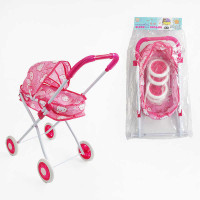 Візок для ляльок ТК 93-472 TK Group складна конструкція пупс до 35 см металевий каркас в пакеті TK Group