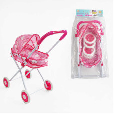 Візок для ляльок ТК 93-472 TK Group складна конструкція пупс до 35 см металевий каркас в пакеті TK Group