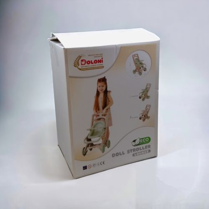 Коляска для ляльок з шезлонгом еко серія