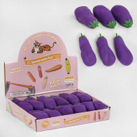 Игра-антистресс М 12174 Баклажан ЦЕНА ЗА 12 ШТУК В БЛОКЕ