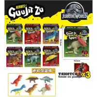 Тягучка C 51249 4 види пакування рос мовою динозаври наповнювач орбізи