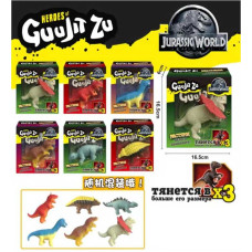 Тягучка C 51249 4 види пакування рос мовою динозаври наповнювач орбізи