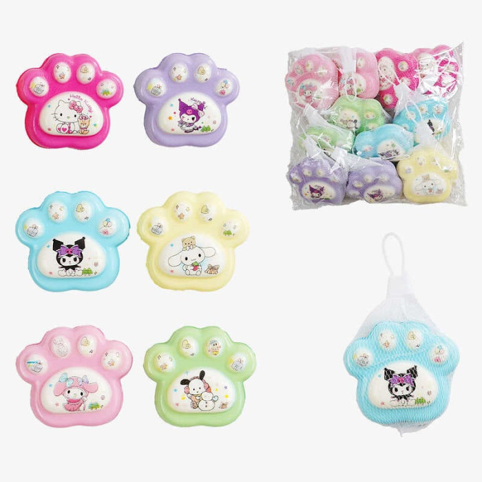 Антистрес-сквіш C 70630 ЦІНА ЗА 12 ШТУК В УПАКОВЦІ “Лапка” ароматизований в пакеті