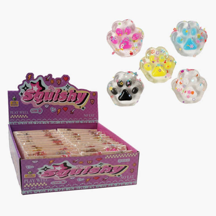 Игра антистресс Лапки детская 72522 - ЦЕНА ЗА 24 ШТУК