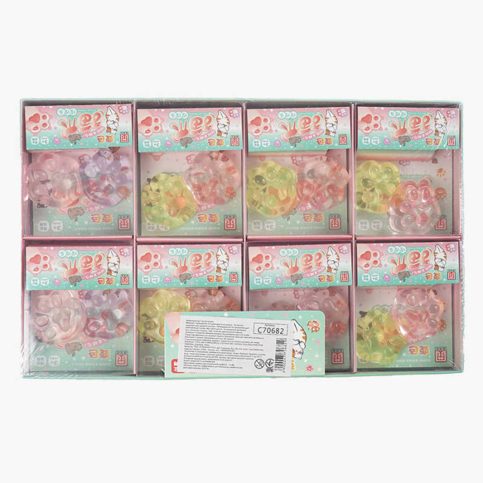 Игра антистресс C 70682 ЦЕНА ЗА 24 ШТУКИ В БЛОКЕ Лапка