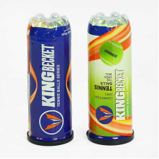 Мяч тенісний для дітей у тубусі 3 шт