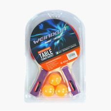 Набір ракеток для пінг понгу в слюді 2 ракетки 3 мячики дитяча