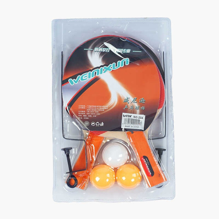 Набір ракеток для пінг-понгу зі збірною сіткою у складі