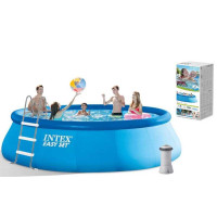 Интекс Бассейн 26166 NP объем-12430 л фильтр+насос 457х107 см Intex