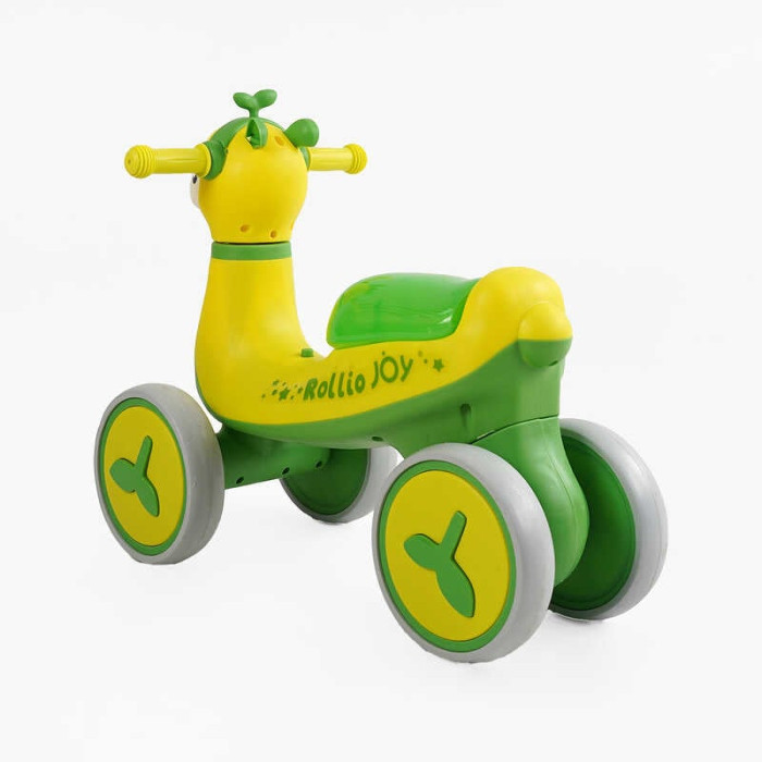 Велобіг JOY 4-х колісний JS-69011 колеса PU рама пластик УКРАЇНСЬКЕ ОЗВУЧУВАННЯ та підсвічування в коробці Joy