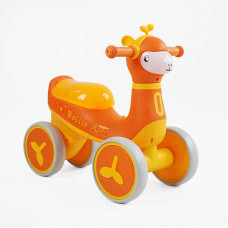 Велобіг JOY 4-х колісний JS-77300 колеса PU рама пластик УКРАЇНСЬКЕ ОЗВУЧУВАННЯ та підсвічування в коробці Joy