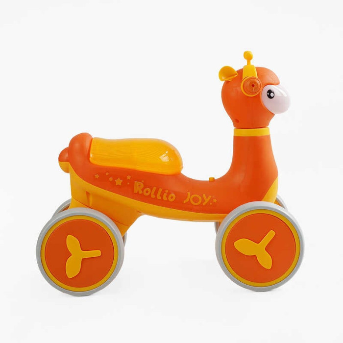 Велобіг JOY 4-х колісний JS-77300 колеса PU рама пластик УКРАИНСКОЕ ОЗВУЧИВАНИЕ и подсветка в коробке Joy