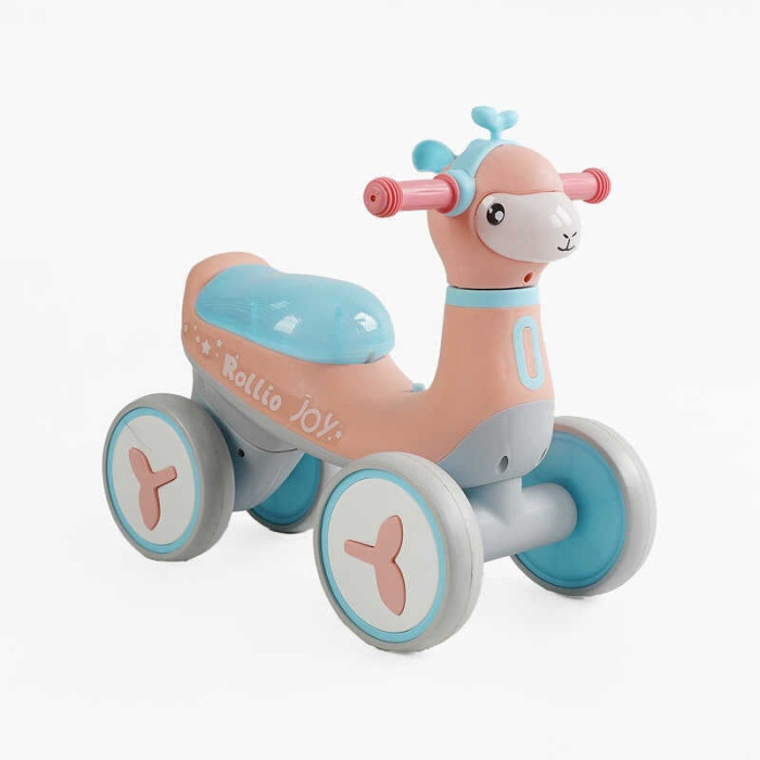 Велобег JOY 4-х колесный JS-78120 колеса PU рама стальпластик УКРАИНСКОЕ ОЗВУЧИВАНИЕ и подсветка в коробке Joy