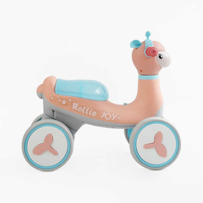 Велобег JOY 4-х колесный JS-78120 колеса PU рама стальпластик УКРАИНСКОЕ ОЗВУЧИВАНИЕ и подсветка в коробке Joy