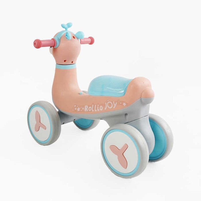 Велобег JOY 4-х колесный JS-78120 колеса PU рама стальпластик УКРАИНСКОЕ ОЗВУЧИВАНИЕ и подсветка в коробке Joy