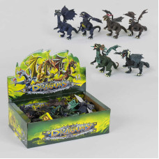 Набор драконов Q 9899-08 шарнирный ЦЕНА ЗА 24 ШТУКИ В БЛОКЕ