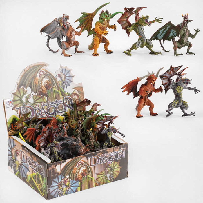 Набор драконов Q 9899-411 ЦЕНА ЗА 12 ШТУК В БЛОКЕ