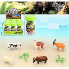 Набір тварин 3305-13 D ЦІНА ЗА 9 ШТУК В БЛОЦІ