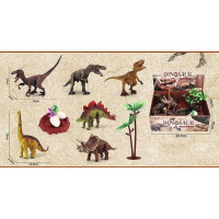 Набір динозаврів JB 008 A ЦІНА ЗА 12 ШТУК В БЛОЦІ динозаври декорації