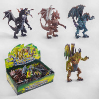 Набор динозавров Q 9899-06 4 вида шарнирные ЦЕНА ЗА 12 ШТУК В КОРОБКЕ