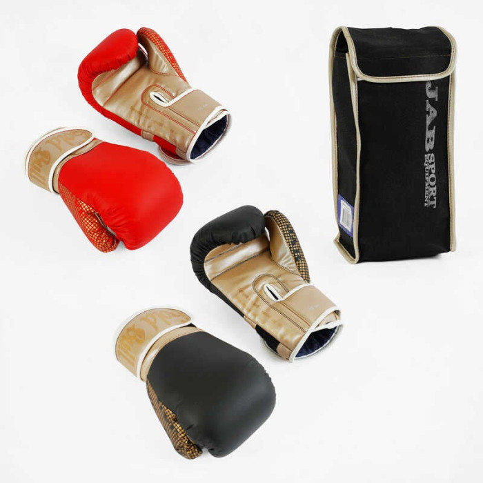 Рукавички бокс 10 унцій шкір зам ТМ JAB Jab