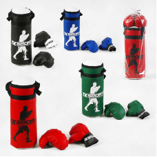 Боксерський набір СЕРЕДНІЙ Б17089 4 кольори TK Sport висота-47 см TK Sport