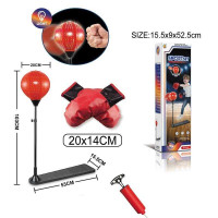 Боксерский набор ZG 270-468 макс высота 103см перчатки диаметр груши 20см