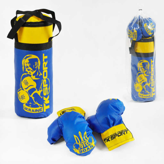 Боксерський набір СЕРЕДНІЙ У24840 TK Sport Україна висота 47 см TK Sport