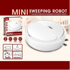 Робот-Пилосос 6838 A вбудований акумулятор автоматичний принцип роботи USB кабель фільтр щіточка імітація роботи