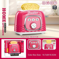 Тостер 6842 A розмір - 15х16х11 см механічний важель тріскачка хлібці