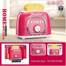 Тостер 6842 A розмір - 15х16х11 см механічний важель тріскачка хлібці