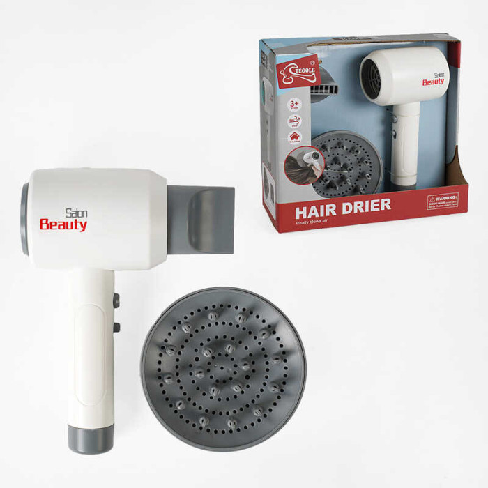 Ыграшковий Фен F 2313 на батарейках 2 насадки