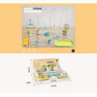 Набір для прибирання дитячий YY 228 швабри щітки совочок відерця в слюді