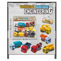 Машинка инерция в пакете и на листе.