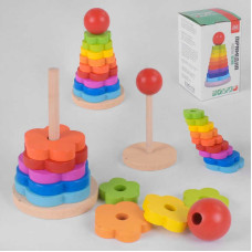 Деревяна пірамідка 50046 4FUN Game Club Wood 4FUN Game Club Wood