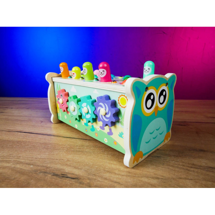 Ігровий центр 22657 4FUN Game Club Wood ксилофон магнітна гра стукалка шестерні 4FUN Game Club Wood